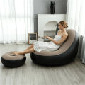 Portable Inflatable Lazy Sofa with Footstool, Hot-Selling Outdoor Camping Lounger, Waterproof Wear-Resistant Air Mattress for Na. 