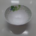 Italiano melamine 6.5"Crazy Bowl snowdrop. 