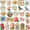 52PCS Creative Retro Old Garbage Paper Graffiti Stickers Handbooks Decoration Luggage Notebooks Helmets Waterproof Stickers. 