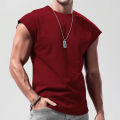 2025 Summer Men Breathable sports Vest Quick Dry Loose Fitness training broad shoulder Gym Sleeveless tops running men Tank Top.
