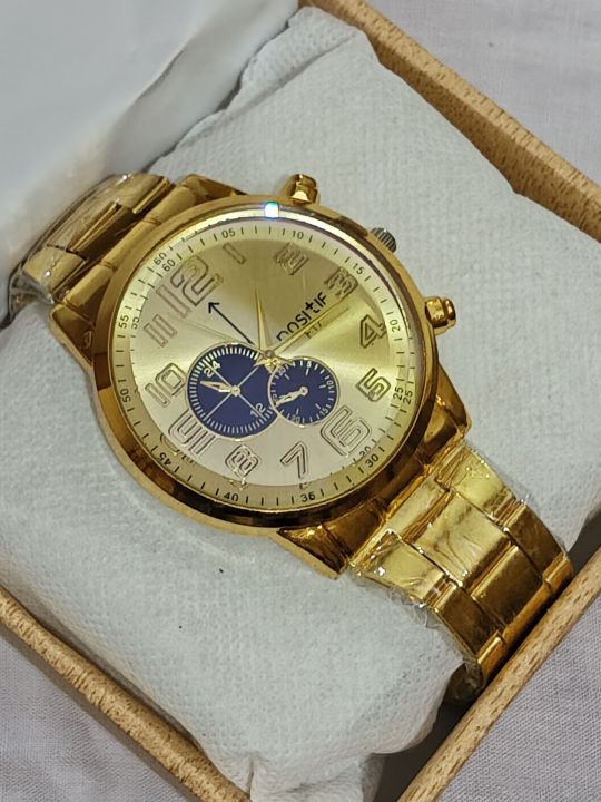 Amazing%20Men's%20Wedding%20Deal%20-%20Fashion%20High%20Quality%20Luxurious%20Golden%20Stainless%20steel%20Dial%20Analog%20Stainless%20steel%20Golden%20Straps%20Watch%20+Stainless%20steel%20Golden%20Chain%20Braclet%20+Titanium%20Stainless%20steel%20Golden%20oneStone%20Forever%20Heart%20Logo%20Ring%20For%20Men%20&Boys%20-%20Image%207