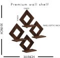 Wooden Wall Shelf Hanging Shelves Wall Art Stylish Home & Office Decor. 