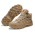 New Men High Quality Leather Boots Fishing Hunting Sneakers Desert Combat Men's Boots Outdoor Hiking Shoes Ankle Boots Work Safe. 