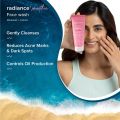 Aqualogica Radiance+  Smoothie Face Wash With Watermelon and Niacinamide 100ml. 