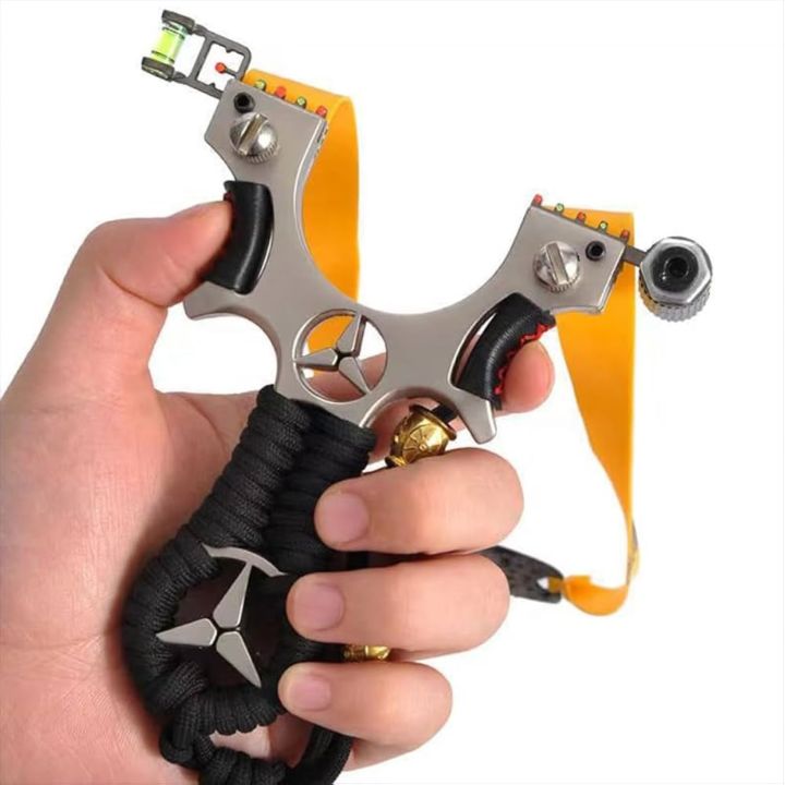 Premium Laser Slingshot for Hunting , Outdoor Sports & Target Shooting – High Precision Stainless Steel Catapult with Laser Sight | Best Outdoor Adventure Gear in Nepal