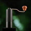 Professional Manual Coffee Grinder Upgrade All-metal Body Anti-slip Design Portable Grinder Burr Inside.