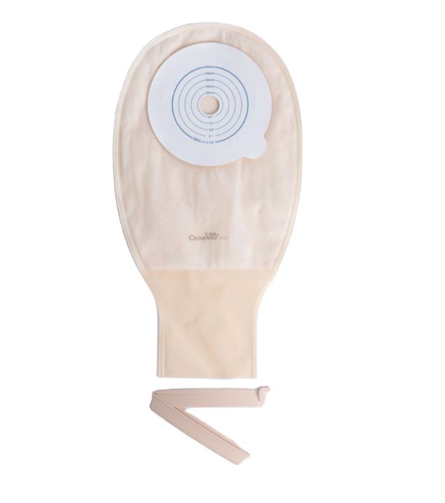 10-Pcs Comfortable Non-woven Ostomy Bags, 15-60mm, One-Piece System, Medical Skin-Friendly Ostomy Accessory-Colostomy bag