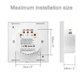 3 gang smart wifi touch switch. 