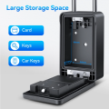 Camluxy Smart Key Box Fingerprint Safe Storage Lock Key 6 Digital Password Code Security Lockbox Combination Code IC Card Unlock. 