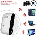 Wifi Extender, WiFi Signal Booster Up to 100meter, 300Mbps WiFi Range Extender, Wireless Internet Repeat-er, Long Range Amplifier with Ethernet Port, 1-Tap Setup.. 