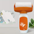 Reusable paint roller brush, wall repair and decoration tool, refillable bottle dispenser, container only, without paint. 