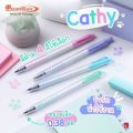 Quantum Cathy cute cat foot gel pen 4 colors blue gel pen 0.38mm.. 