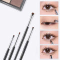 1 Set Of 4 Black Eye Detail Makeup Brushes Pony Hair Precision Eye Shadow Lying Silkworm Brightening Eyeliner Applicator Small.