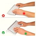 1pc Acrylic Keyboard Stand, Compact Desktop Lifter for Keyboard and Mini PC, Mixed Color, Uncharged, Durable Material.