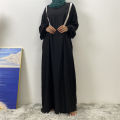 Middle East Dubai Fashion Muslim Breastfeeding Muslim Long-Sleeved Slim-Fit Dress Islamic Popular Women's Wear.