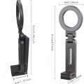 Universal Trip Magnetic Phone Holder Foldable Travel Rotation Hands-Free Airplane Phone Mount Portable CellPhone Selfie Bracket.