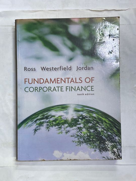 FUNDAMENTALS OF CORPORATE FINANCE 10th EDITION BY ROSS WESTERFIELD JORDAN