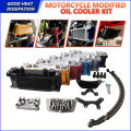 Motorcycle Oil Cooler Oil Radiator Kit For Honda Monkey Yamaha Kawasaki 50cc-140cc Pit Dirt Bike Scooter Moped Enduro Motocross. 