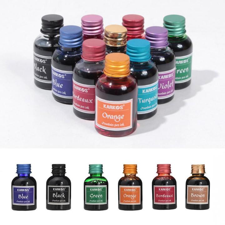 1%20Bottle%20Pure%20Colorful%2020/30ml%20Fountain%20Pen%20Ink%20Refilling%20Ink%20Stationery%20School%20High%20Quality%20Calligraphy%20Writing%20Fountain%20Ink%20-%20Image%204