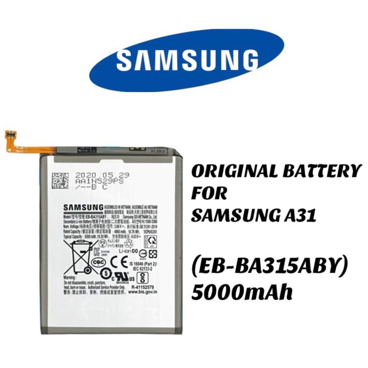 Samsung%20A31%20Battery%20Samsung%20A32%204G%20Battery%20A315%20A315F%20A315G%20Samsung%20EB-BA315ABY%20Battery%20-%20Image%203