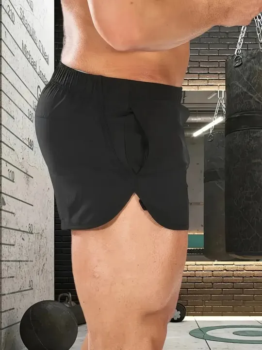 Summer%20Men's%20Sports%20Shorts%20Quick%20Drying,%20Breathable%20Athletic%20Training%20Shaping%20Sports%20and%20Leisure%20with%20Pockets,%20Elastic%20Waistband%20-%20Image%204