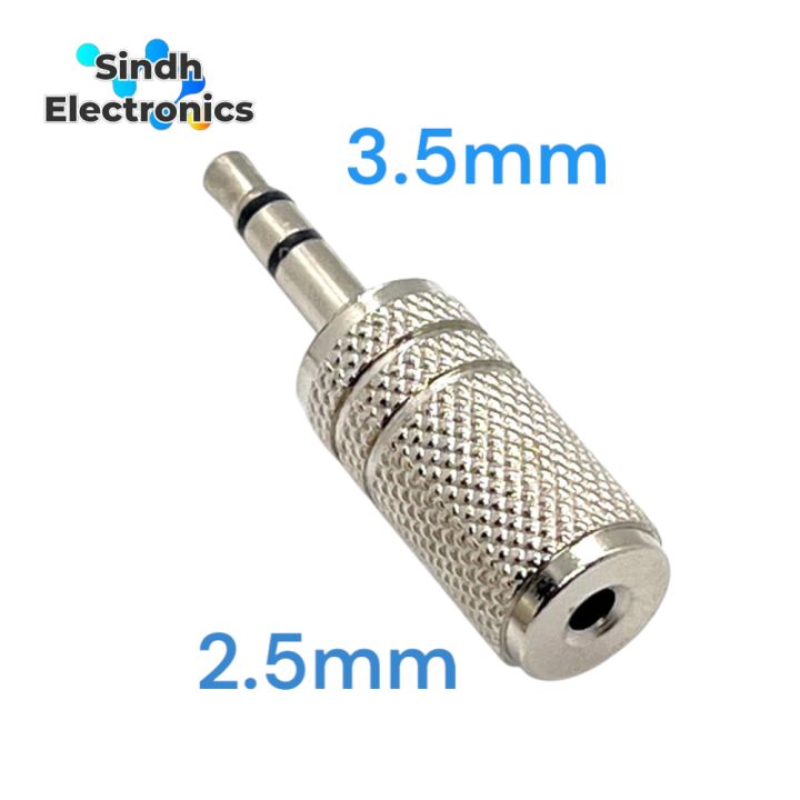 1PCS - 3.5mm Male To 2.5mm Female Stereo Audio Jack  TRS