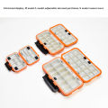 Waterproof Fishing Tackle Box Fishing Accessories Tool Storage Box Fish Hook Lure Fake Bait Boxes Carp For Fishing Goods. 