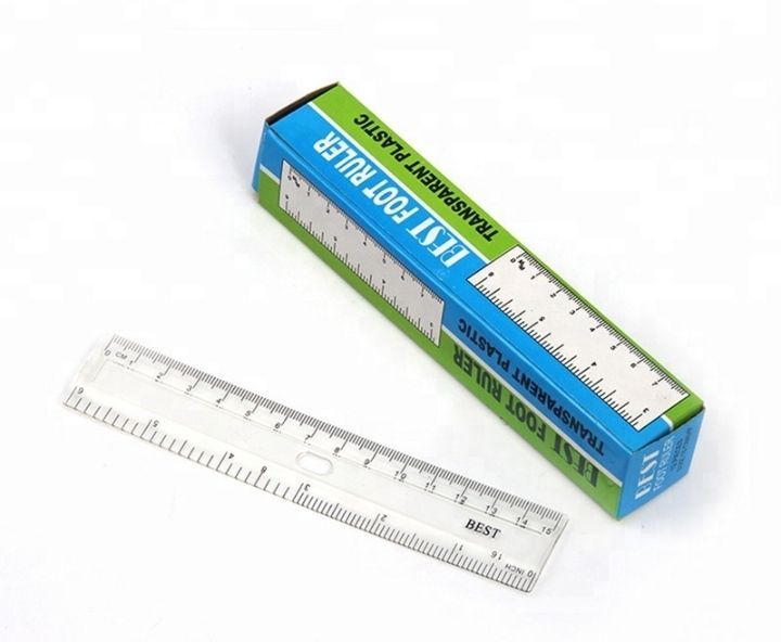Clear 6" Ruler For Schools/preschools