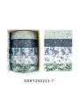 5 Rolls of Boxed Romantic Flower Handbook Tape, Cute DIY Fresh Decorative Washi Tape for Students, a Must-Have  for Students. 