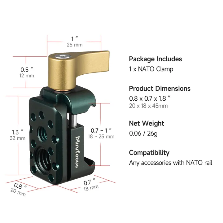 NATO%20Clamp%20Quick%20Release%20NATO%20Rail%20Clamp%20W%201/4%203/8%20Threaded%20Hole%20for%20ARRI%20Locating%20Pin%20Video%20Light%20Microphone%20Monitor%20Magic%20Arm%20-%20Image%207