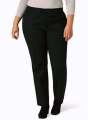Women's slack pants with stretch cotton fabric, small cylinder, big size, comfortable to wear, not uncomfortable, waist 38-52 inches.. 