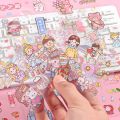 10/100Pcs Kawaii Stickers PET Pattern Cartoon Scrapbooking Cute Sticker DIY Handbook Stickers Decoration Stationery Supplies. 