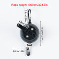 10M Retractable Clothesline Outdoor Travel Portable Clothes Drying Rack Windproof Washing Line For Camping Home Laundry Hanger. 