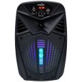 KTX 1187 6.5 inch' Portable Rechargeable Bluetooth Speaker With Wired Mic And Remote control , easy to connect  , and with Deep Base Sound supported Memory Card, USB ,. 