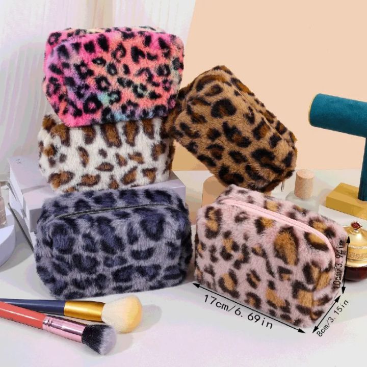 Leopard%20Fur%20Makeup%20Bags%20for%20Women%20Soft%20Travel%20Cosmetic%20Bag%20Organizer%20Case%20Lady%20Girls%20Make%20Up%20Case%20Necessaries%20Handbags%20Case%20-%20Image%204