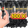 Cable Ties Buckle Auto Fastener Screw Replacement Clip Car Fenders Trunk Engine Guard Panel Wire Management Tools. 