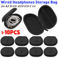 1-10PCS Wired Earbuds Case for KZ BA10 AS10 ES4 Wired Headphones PU Storage Box Portable Organizer Bag for KZ BA10 AS10 ES4. 