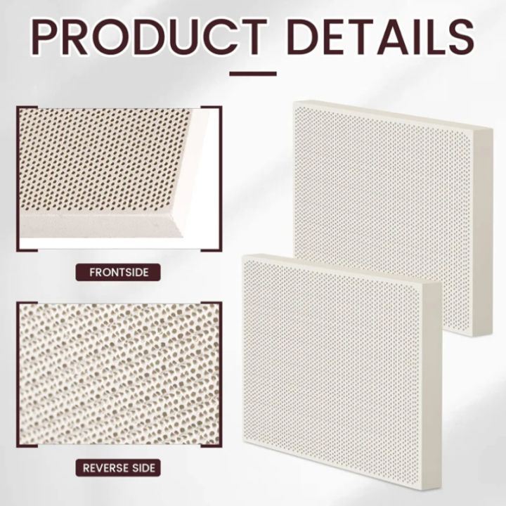 Round/Rectangle%20Honeycomb%20Ceramic%20Plate%20Honeycomb%20Ceramic%20Board%20Infrared%20Burner%20Replacement%20High%20Effeciency%20-%20Image%205