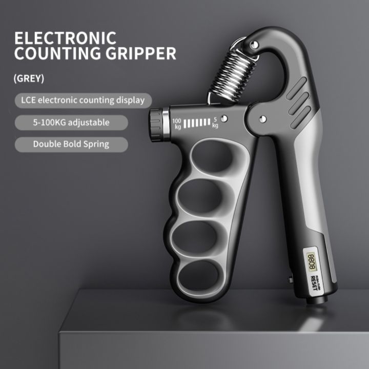 1%20pis%2010-100Kg%20Adjustable%20Hand%20Gripper%20Heavy%20Hand%20Strengthner%20High%20Quality%20Non%20Slip%20Griper%20Professional%20Hand%20Exercise%20Finger%20Muscle%20Recovery%20Electronic%20Counting%204%20Digit%20Display%20Home%20Gym%20Equipment%20Wrist%20Trainer%20Finger%20Fitness%20-%204%20Finger%20Model%20-%20Image%206