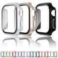 Glass+Cover For Apple Watch 11, 10, 9, 8, 7, 6, 5, 4, SE PC Bumper Screen Protector Case iWatch Series. 