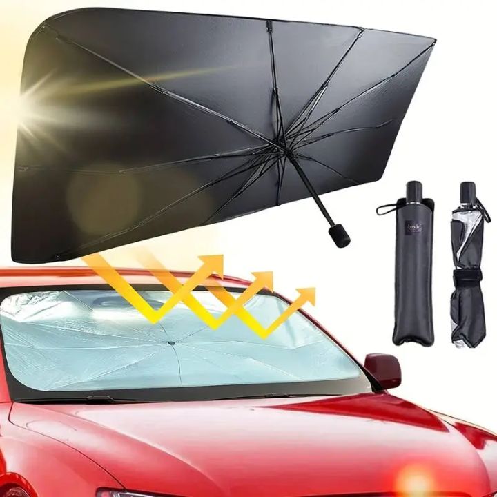 Car Sunshade Umbrella Car Sun Shade Protector Parasol Summer Sun ...