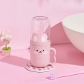 Compact Portable Cartoon Toothbrush Box Mouthwash Cup Plastic Travel Wash Cup.