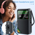 Portable Mini Full Band Radio FM AM SW Radio Best Reception Battery Operated Radio with HD Display Screen Radio Player for Elder. 