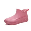 Rain boots for women short style fashionable outdoor waterproofRain boots with cotton warm nonslip and wear-resistant rain boots. 