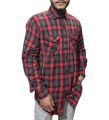 Red Mixed Woollen Checked Shirt For Men | Full Sleeve Woollen Shirt For Men. 