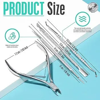 Cuticle%20Nippers%20and%20Cutter%20Kit,%20Ingrown%20Toenail%20File,%20Triangle%20Nail%20Polish%20Remover%20Cuticle%20Pusher%20Trimmer%20Stainless%20Steel%20Manicure%20Tools%20Set%20for%20Fingernails%20and%20Toenails%20-%20Image%202