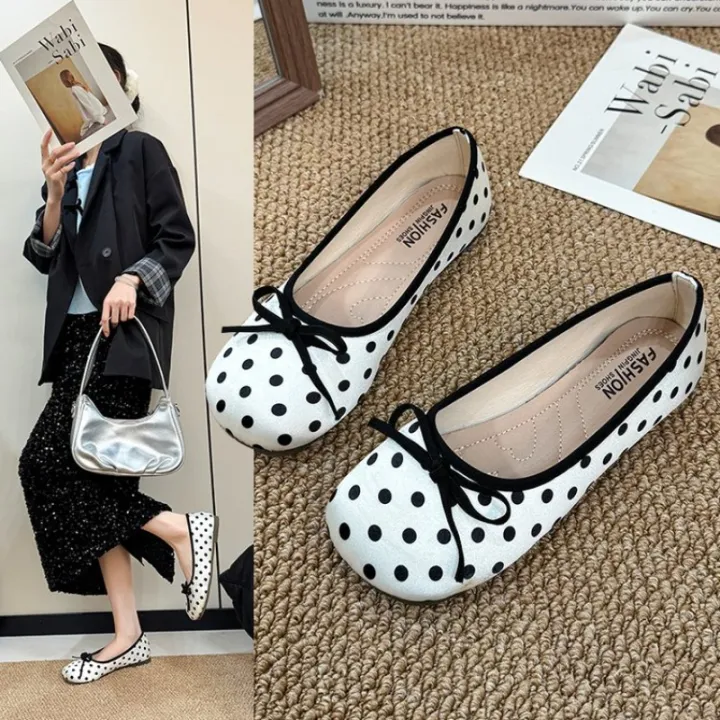 Spring%20Butterfly-knot%20Women%20Dot%20Ballet%20Flats%20Comfort%20Shallow%20Square%20Toe%20Slip%20on%20Shoes%20Ladies%20Eelgant%20Dress%20Mary%20Jane%20Shoes%20-%20Image%202