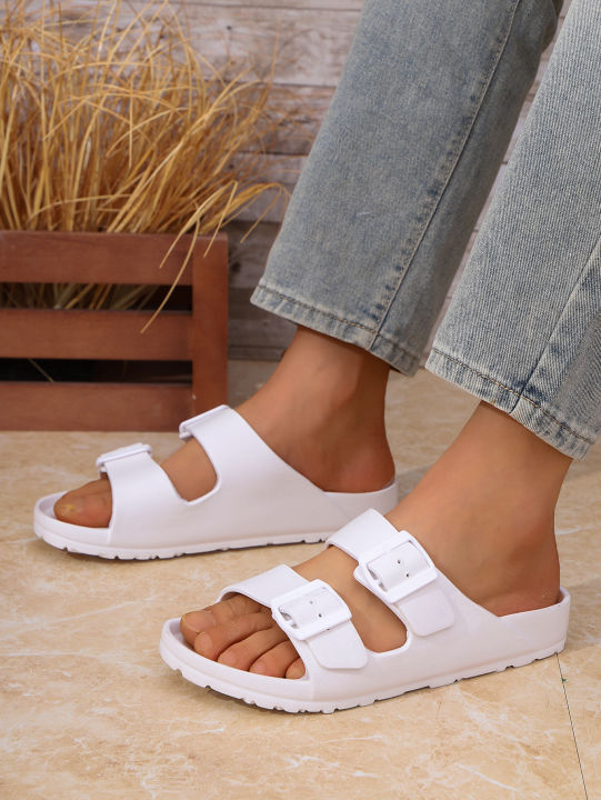 Men's%20Teen%20Mules%20New%20Summer%20Retro%20Casual%20Slip-On%20Slippers%20Eva%20One-Piece%20Molded%20Double-Strap%20Half-Slip%20Flat%20Slippers%20with%20Adjustable%20Buckle%20-%20Image%204