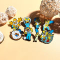 8Pcs Simpsons Family Homer Marge Bart Lisa Maggie Enamel Pins Cartoon Character Brooches for Backpacks Badges Fashion Jewelry. 