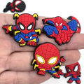 HOT 13pcs/Set Hi-Q Cute Cartoon Spiderman  PVC Shoe Charms Superhero Cartoon Clog Decor DIY Accessories For Slides Sandals. 